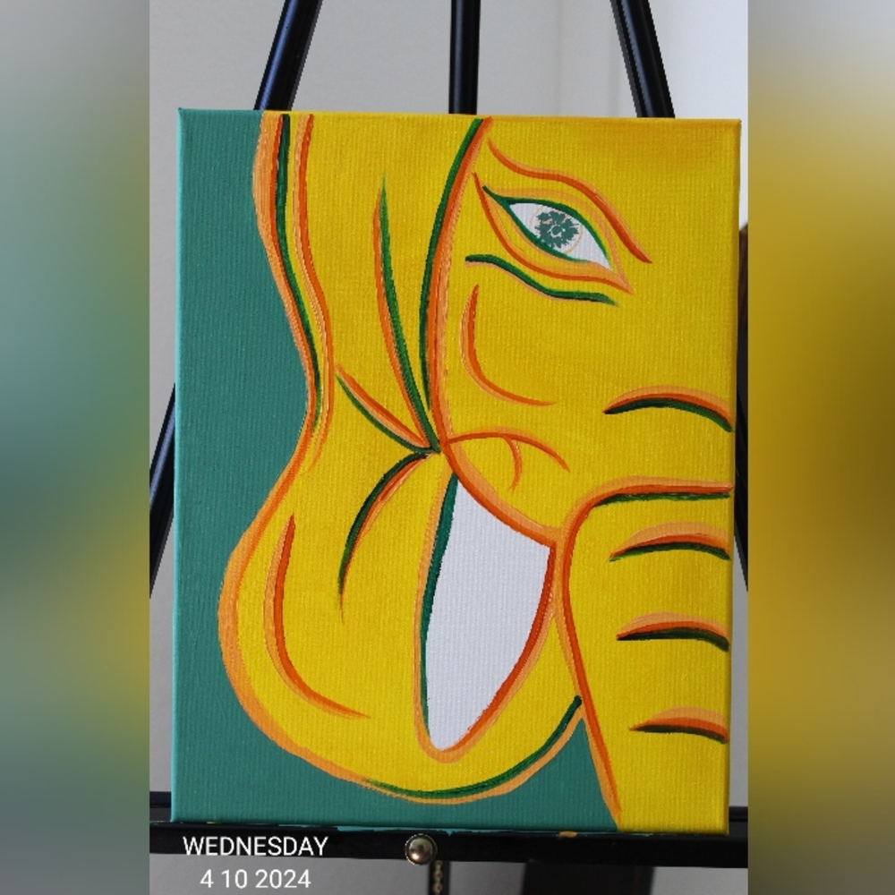 Original Vibrant Wildlife Collection Artwork on 14x11 Canvas
